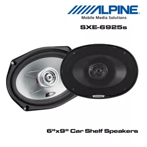 Alpine SXE-6925s - 6"x9" 6x9 2-Way Car Coaxial Speakers 560W Total Power - Picture 1 of 1