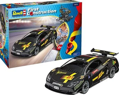 Revell 00923 First Construction Racing Car Kit 1:20 Scale Black Model - Image 1 of 4