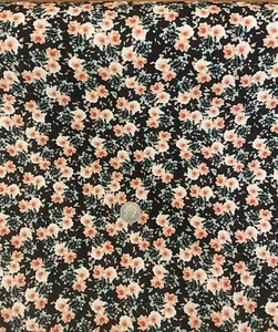 3 Metres Printed Soft Crepe Fabric For summer Dress/Skirt /Blouse/Display New ! - Picture 1 of 4