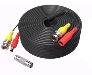 15M/50ft CCTV BNC Extension Wire Cord Security Camera Video DC Power Cable - Picture 1 of 3