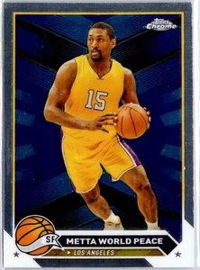 2023-24 Topps Chrome #13 Metta World Peace - Picture 1 of 2