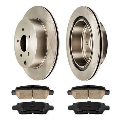 Rotores y pastillas de freno traseros para Nissan Murano Pathfinder INFINITI QX60 R31348BK Foto 1 de 4