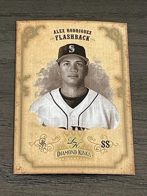 Diamond Kings Flashback 2004 sepia Alex Rodríguez #154 Seattle Mariners Foto 1 de 2