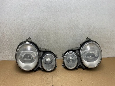 Левые + правые ксеноновые фары 2000-2002 Mercedes E E320 E430 от оригинального производителя V1238 DW - Изображение 1 из 4