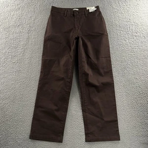 Lee Womens Pants Brown Size 8P Straight Custom Fit Waistband Cotton Blend - Picture 1 of 17