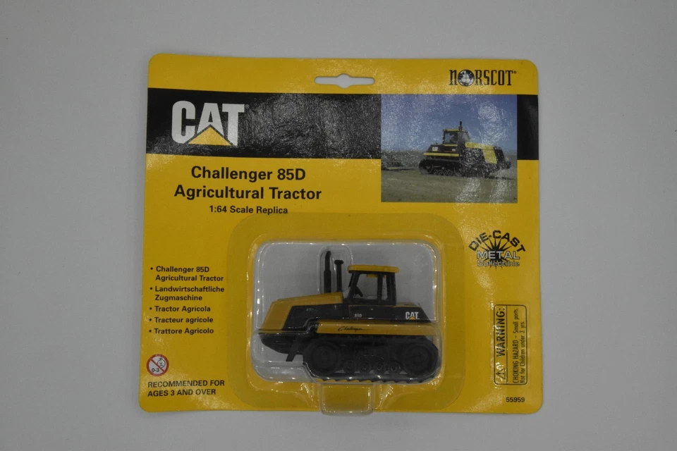 1998 Norscot Diecast Cat Caterpillar Challenger 85d Agriculture Tractor