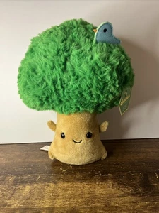 New 9" Plush Smiling Tree w Bluebird in Branches FAO Sparklers - Stands on Own - Picture 1 of 6
