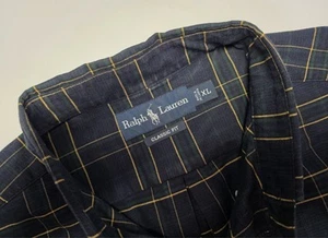 Ralph Lauren Mens Size XL Long Sleeve Plaid Button Down Shirt - Picture 1 of 13