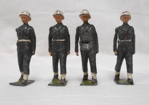 Britains Ltd, pre 1960s painted cast lead US Military Police "Snowdrops" #2021 - Picture 1 of 6