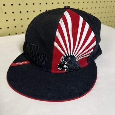 LRG Cap Lifted Research Group Embroidered Lion Wool Blend Large hat Y2K - Image 1 of 4