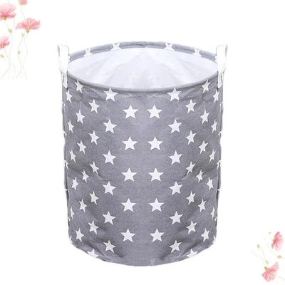  Klappbarer Wäschekorb Eimer Wasserdichtes Badezimmer-Organizer-Korb - Bild 1 von 4