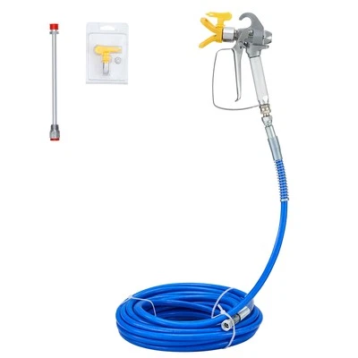 VEVOR Airless Paint Spray Hose Kit 50ft 1/4in Swivel Joint 3600psi with 517 Tip - Image 1 of 4