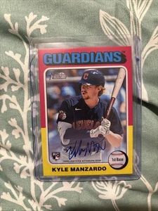 2024 Topps Heritage High Number - Real One Autographs Kyle Manzardo #ROA-KM (AU, - Picture 1 of 2