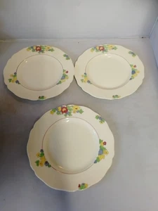 Royal Doulton Minden Salad Plates x3 Floral - Picture 1 of 7