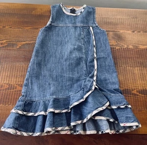 Abito denim 12/18 mesi senza maniche Burberry - Foto 1 di 4