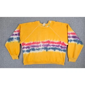 ISMBS Sudadera Talla Mediana Amarilla Tie Dye I Stole My Boyfriend's Shirt Tultex - Imagen 1 de 18
