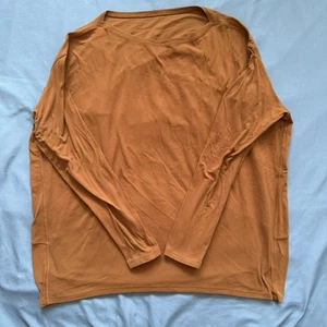 Camisa Para Mujer Lululemon Athletica Back in Action Butternut Marrón Naranja Talla 8 - Imagen 1 de 5