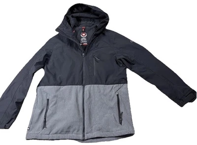 686 Infinidry 10 滑雪滑雪板夹克外壳男式大号 10K 防水连帽 — 第 1/4 张图片