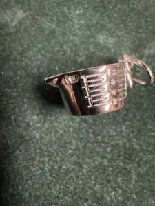Ciondolo misurino argento sterling Rembrandt 925 chef cuoco cucina cottura RQC - Foto 1 di 8