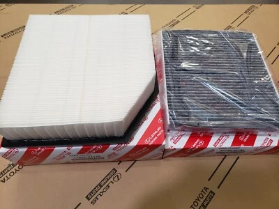 LEXUS OEM FACTORY ENGINE AIR FILTER AND CABIN FILTER SET 2013-2020 GS350 - Image 1 of 2