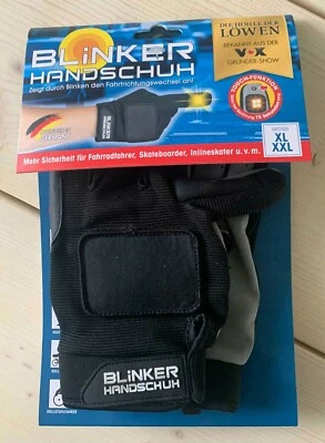 LED Blinkerhandschuh Blinker f. Fahrrad Inlineskater GTC Germany XS S  - Bild 1 von 4