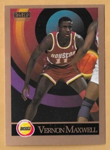 VERNON MAXWELL HOUSTON ROCKETS #109 SKYBOX 1990-91 - Picture 1 of 2