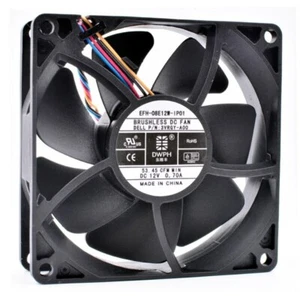 EFH-08E12W-IP01 3VRGY-A00 8cm 8025 80mm DC12V 0.70A Dell server CPU cooling fan - Picture 1 of 4