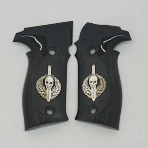 KSD Brand Sig Sauer P226 /SL /Sport I/ II/II SL/II SL PPC Black Acrylic Grip - Picture 1 of 3