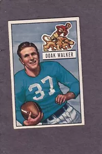Doak Walker - 1951 Bowman - Detroit Lions - Football - Picture 1 of 1