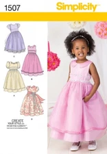 Simplicity Childrens Sewing Pattern 1507 Special Occasion Dresses (Simplicity...