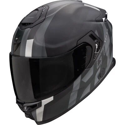 Motorrad Helm S - Scorpion EXO-GT SP Air Touradven - schwarz-matt-silber - Bild 1 von 3