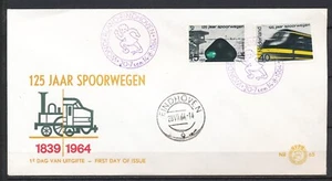 FDC E-65 MET STEMPEL "WONDERLAND" en 1e DAG EINDHOVEN 28.VII.64 ONBESCHREVEN - Imagen 1 de 2