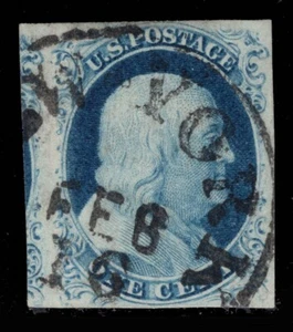MOMEN: US BRIEFMARKEN #7 IMPERF GEBRAUCHT VF/XF SET #87527 * - Bild 1 von 2