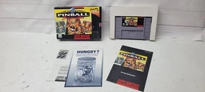 Super Nintendo Super Pinball Behind the Mask CIB Complete SNES A1 - Picture 1 of 9