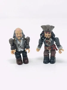 Mega Bloks Pirates Of The Caribbean Jack Sparrow, Pintel Lot Of 2 - Picture 1 of 4