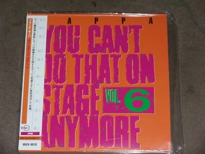 Frank Zappa You Can't Do That on Stage Anymore Volume 6 Japan Mini LP Dbl CD - Imagem 1 de 3
