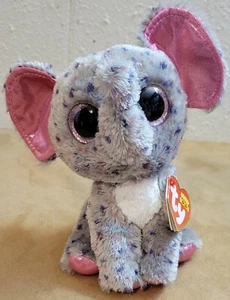 Ty Beanie Boos Specks Elephant 6” Pink Glitter Eyes Plush Stuffed Animal - Picture 1 of 8