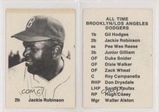 1975 TCMA All Time Brooklyn/Los Angeles Dodgers Black Jackie Robinson HOF