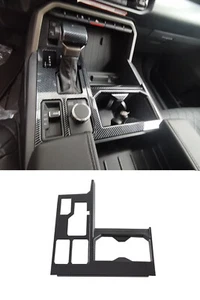 For 2025 Toyota Tundra Accessories Carbon Fiber Gear Shift Panel Cover Trim - Picture 1 of 16