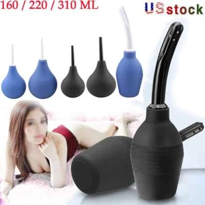Anal Vaginal Bulb Douche Enema Rectal Colonic Irrigation Syringe Cleaner Unisex - Picture 1 of 19