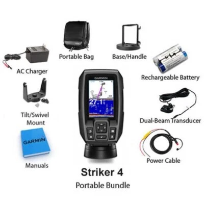 Garmin Striker 4 Portable Fishfinder and GPS 010-01550-10 - Image 1 of 4