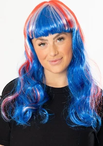 Union Jack Perücke Großbritannien 80th VE Day Celebrations Kostüm Accessoire - Bild 1 von 1