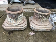 União Cemitério De Metal Vaso Vintage elenco Urna gasóleo Estação Base Polo conjunto de post Light