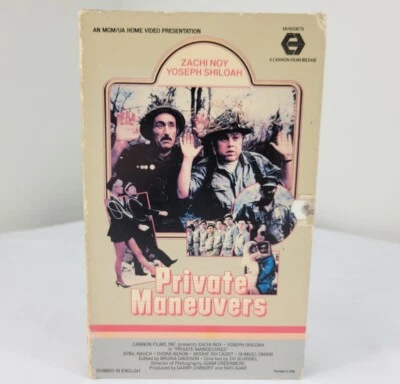 PRIVATE MANEUVERS 1983 (MGM/UA Home Video) Israeli comedy BIG Box VHS Rare! Foto 1 de 4