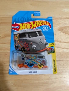 new 2018 hot wheels vw kool kombi (hw art cars 8/10) #353/356 50th anniversary - Picture 1 of 8