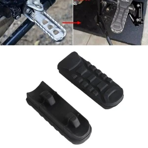 Rider Front Footrest Foot Pegs Rubber Cover Fit BMW R1200GS R1250GS F750/850GS - Picture 1 of 8