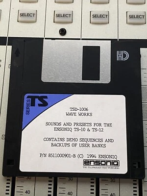 Disquete de sonido Ensoniq TSD-1006 WAVE FUNCIONA - TS-10 TS-12 TS10 TS12 Foto 1 de 4