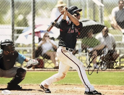 Bryce Harper Signed Las Vegas High School 11x14 Photo JSA - Image 1 of 2