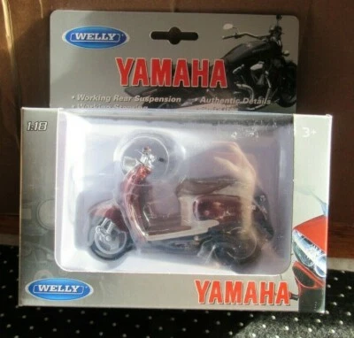 NUEVO Welly 12142 Yamaha VINO YJ50R Moto Diecast Metal con Piezas de Plástico 1:18 Foto 1 de 4