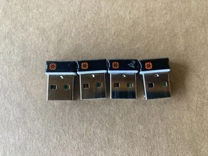 Lot of (4) Logitech USB Nano Unifying Receiver for Mouse Keyboard C-U0007. Only. - Picture 1 of 3